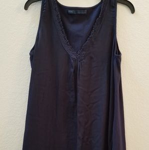 Zara Basic V-neck Balloon Dress
